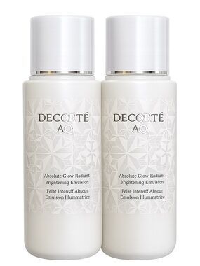 DECORTE AQ Absolute Glow-Radiant Brightening Emulsion 2 Pack 1.7oz/50ml New